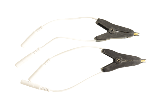 2x Bi-Polar Klammern V2 Elektroden Nippel-Elektrode Elektrostimulation 2mm