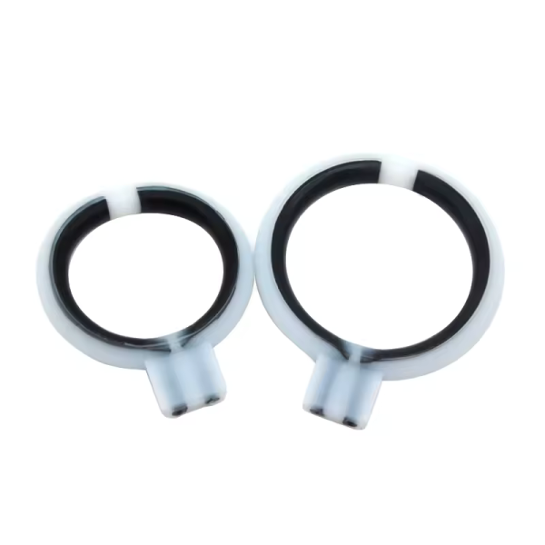 2x Silikon Ring-Elektroden BiPolar Reizstrom E-STIM ESTIM ZC95 TENS EMS EROSTEK