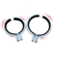 2x Silikon Ring-Elektroden BiPolar Reizstrom E-STIM ESTIM ZC95 TENS EMS EROSTEK