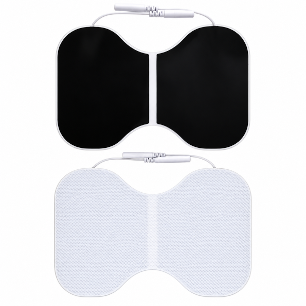 1x Elektrodenpads Taille & Rücken 15 × 10 cm – Selbstklebend – 2 mm Anschluss – TENS / EMS / E-Stim