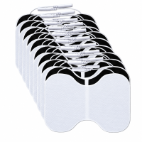 1x Elektrodenpads Taille & Rücken 15 × 10 cm – Selbstklebend – 2 mm Anschluss – TENS / EMS / E-Stim