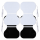 1x Elektrodenpads Taille & Rücken 15 × 10 cm – Selbstklebend – 2 mm Anschluss – TENS / EMS / E-Stim